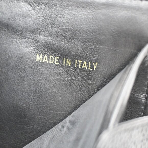 CHANEL CC Logo Compact Wallet Grained Calfskin Leather Black Vintage - Picture 4 of 16